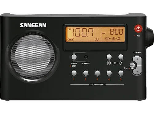 Radio portátil | PACK PR-D7 NEGRO SANGEAN, Negro