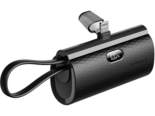 Powerbank | FORCELL PBK-FCL-PPL-BK, 5000 mAh, Negro