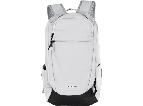 Mochila de viaje | 100% reciclada, Impermeable, para cabina de avión 30L, senderismo, apto para ordenador, TACORA, RPET 900D Gris