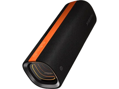 Altavoz bluetooth | Xiaomi Sound Party, 50W, 26h Autonomía, Iluminación 3D, Modo TWS, Negro/Naranja