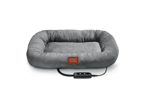 Cama para mascotas | BEURER Cama térmica PP 250 KIRA, para Perro, Gato, Gris
