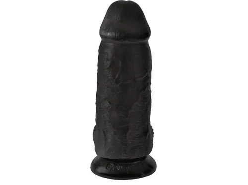 Dildo | KING COCK Chubby, PVC, color de piel oscuro