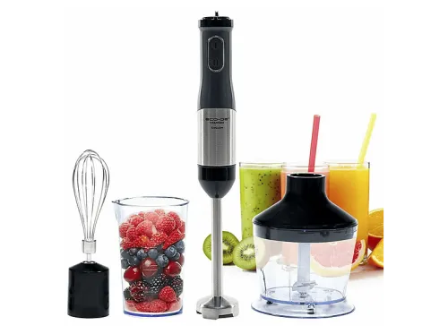 Batidora de mano | ECO-DE 8436540961426, 800 W, 21 velocidades, Inox