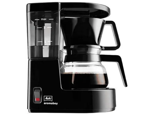 Cafetera de goteo | MELITTA 1015-02, 500 W, 2 tazas, Negro