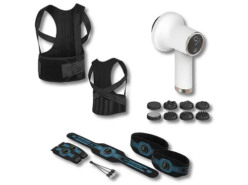 Masajeador | BODYLIFE Slim &amp; Support Kit, para Espalda, Weiß