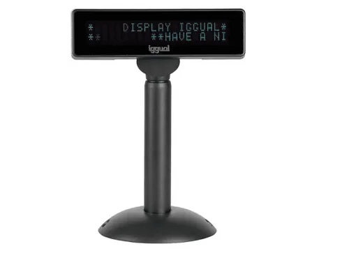 Visor para TPV | INFO DISPLAY IGGUAL, Negro