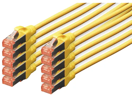 Cable de red | DIGITUS DK-1644-005-Y-10, Cat-6, , Amarillo