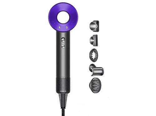 Secador de pelo profesional | ARZOPA H10, 1600 W, 3 niveles temperatura, púrpura