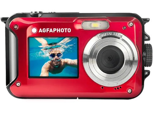 Cámara compacta | AGFAPHOTO AGFAPHOTO Realishot WP8000, 24 megapixel, 2.560 x 1.600 Pixel, Red