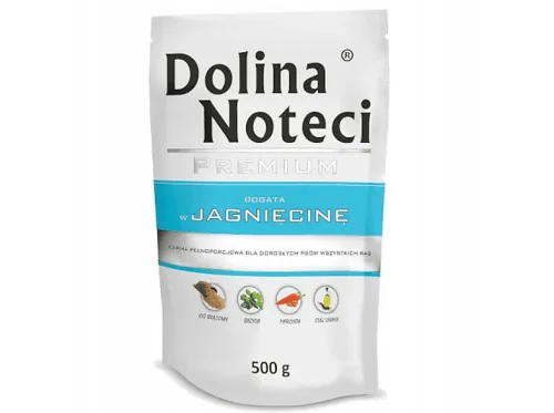 Comida húmeda para perros | DOLINA NOTECI Cordero 500g, 500 g, para Perro