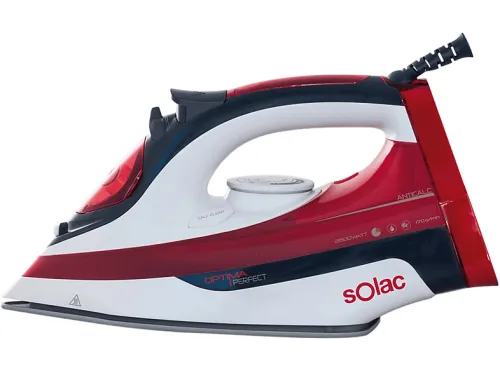 Plancha de vapor | SOLAC PV2014, 170g/min, 380 ml, Rojo/Blanco