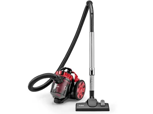 Aspirador sin bolsa | FLAMA 5601545016355, 700 W, Potencia de succión 100 AirWatt, Depósito 1,5 l, Rojo