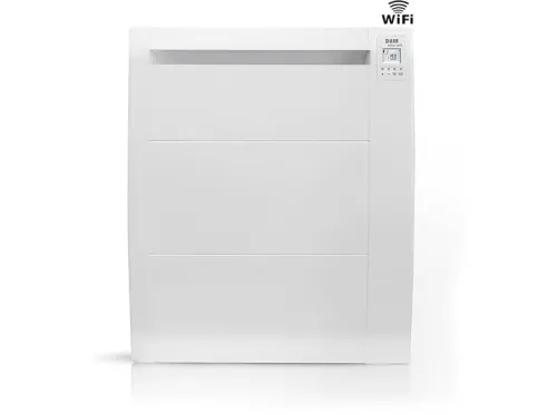 Emisor térmico | HJM RFC 1000 Emisor Térmico Cerámico WiFi, Bajo Consumo-Programable, 10 m², Compatible con Google/Alexa, 1000 W, Blanco