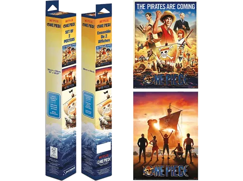 Póster | Pyramid International One Piece. Carteles de portadas, 2 pósters, 52 x 38 cm