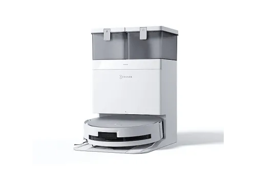 Robot aspirador | ECOVACS Deebot X8 Omni, 80 W, Potencia de succión 18 kPa, Depósito 0,22 l, Autonomía 128 min, Negro