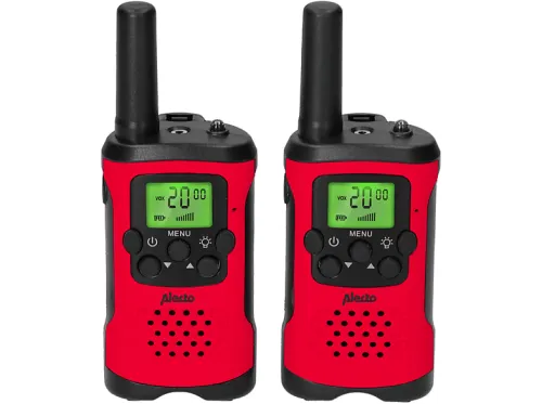 Walkie Talkie | FR115RD ALECTO, Negro, Rojo