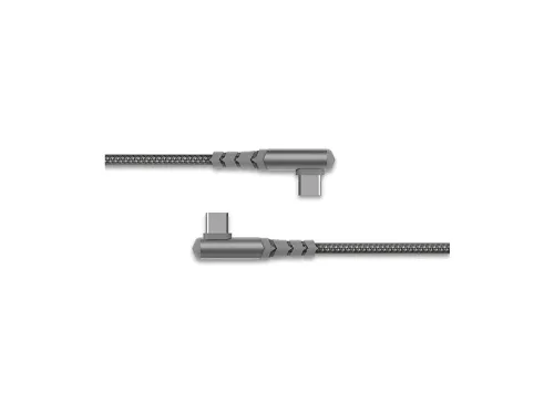 Cable USB | FORCE POWER FPCBLCCANGL2MRG, USB-C, USB-C 3.2 gen 1, USB-C 3.2 gen 1, Gris