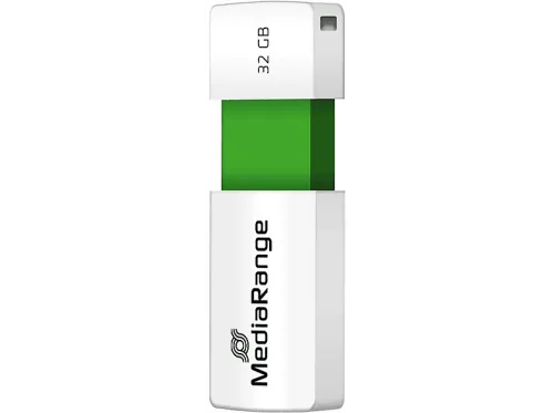 Memoria USB 32 GB | MR973 MEDIARANGE, Verde, Blanco
