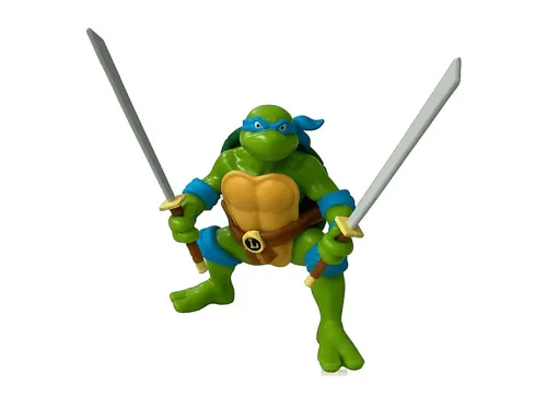 Figura coleccionable | COMANSI Teenage Mutant Ninja Turtles Minifigura Retro Ninja Leonardo 9 cm