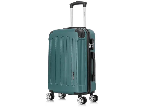 Maleta de viaje | RAYKONG ABS 66x43x25cm |71L| 24" |23kg semirígida candado combinación, Verde
