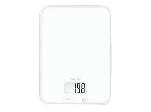 Báscula electrónica de cocina | BEURER 10681, 5 kg, Blanco