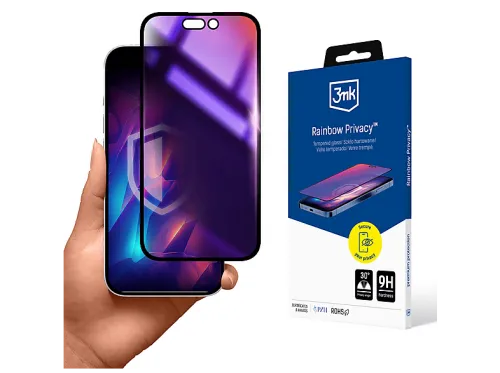 Protector pantalla móvil | Apple iPhone 16 - 3mk Privacy 3MK, Apple, Apple iPhone 16, Cristal Templado