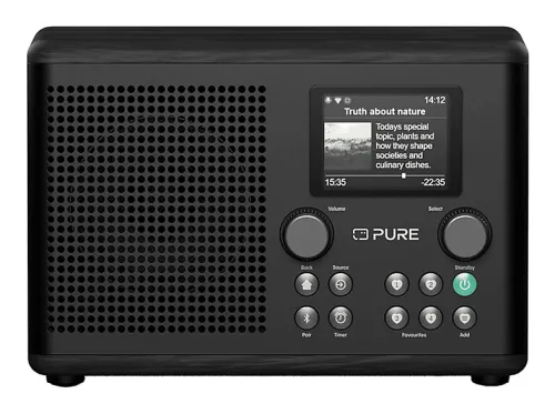 Radio internet | Classic H4i - The Charming Compact Internet Radio PURE, Negro