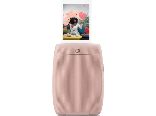 Impresora fotográfica | Fujifilm Mini Link 3, Exposición de 3 colores con OLED, 800 × 600 puntos, Impresión en 15 segs, Rose Pink