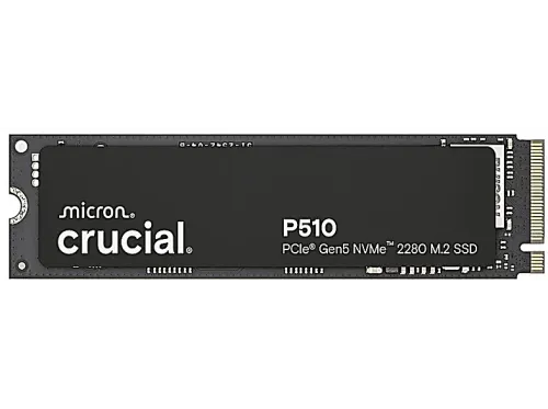Disco duro SSD interno 2 TB | CRUCIAL CRUCIAL P510 2TB PCIE GEN5 NVME 2280 M.2 SSD, Interno, Negro
