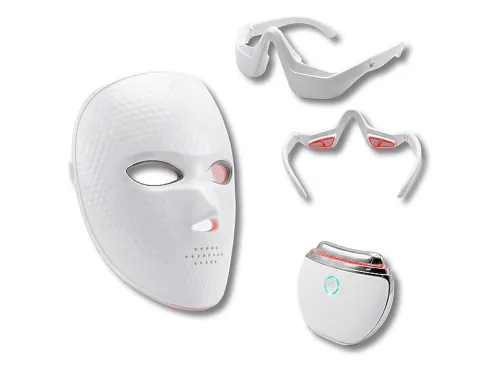 Máscara LED facial | BODYLIFE Routine, Sin afeitadora incluida, Weiß