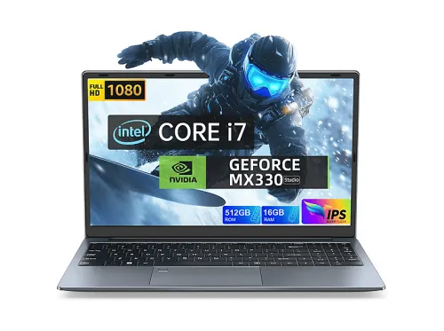 Portátil | VANWIN GLXS2578KU, 15,6 " Full-HD, Intel N95 (Frecuencia máxima 3,4 GHz), 16 GB RAM, 512 GB SSD, GeForce® MX330, Windows 11 Pro, gris