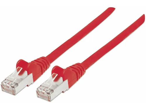 Cable de red | INTELLINET 740883, Cat-7, , Rojo