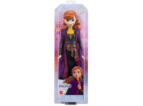 Muñeca | BARBIE Frozen Anna Muñeca con Chaleco, Disney Frozen, 323,9 mm, 3 año(s), Plástico, Tela