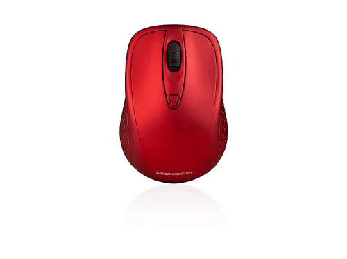 Ratón inalámbrico | MODECOM MC-WM4.1, RF Wireless, 1600 ppp, Rojo