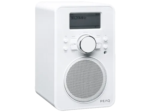 Radio | Peaq PDR200-B, FM y por internet, Blanco