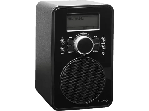 Radio despertador | Peaq PDR210-B Negro Sintonizador FM, Radio por Internet, WiFi