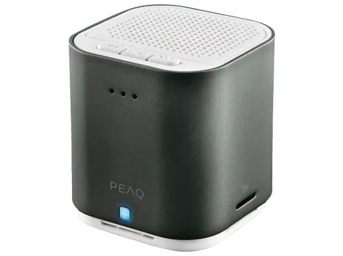 Altavoz inalámbrico | PEAQ PPA21BT-SL, Bluetooth, 3 W RMS, Negro