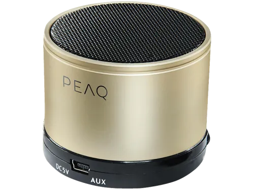 Altavoz inalámbrico | Peaq PPA11BT-GD, Bluetooth, Oro