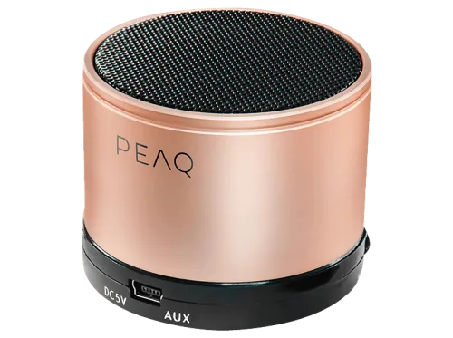 Altavoz inalámbrico | Peaq PPA11BT-RS, Bluetooth, Oro Rosa