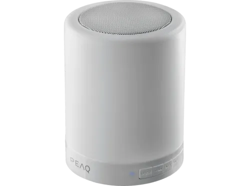 Altavoz inalámbrico | PEAQ PPA44BT-W, Bluetooth, Iluminación, Blanco