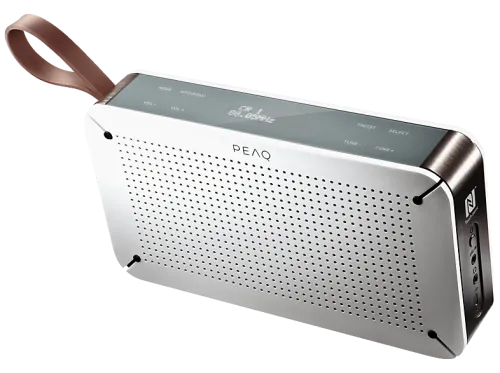 Altavoz inalámbrico | Peaq PDR150BT-W, Bluetooth, NFC, Radio