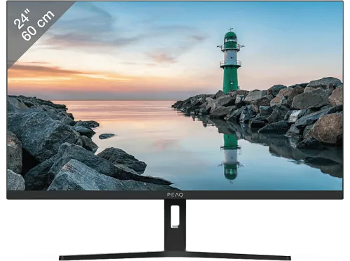 Monitor | PEAQ PMO S245-VFC, 24" Full-HD, 120 Hz, 6 ms, VA, FreeSync, Negro