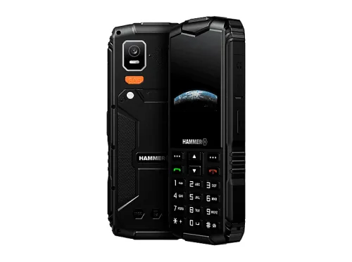 Móvil básico | HAMMER TEL001048, Negro, 64 GB, 3000 mAh