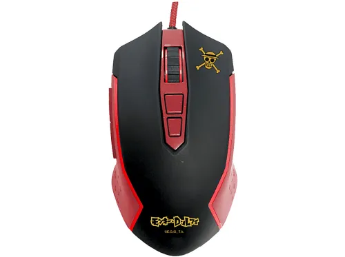 Ratón Gaming | FR-TEC OP4002, USB Typ-A, 8000 ppp, Negro, Rojo, Amarillo