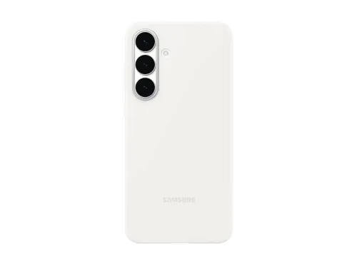 Funda trasera | estándar - SAMSUNG Funda trasera de silicona - Compatible con Samsung Galaxy S25 FE -, Compatible con Samsung Samsung Galaxy S25 FE, Blanco