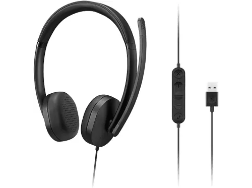 Auriculares de diadema con cable | 4XD1P83425 LENOVO, Circumaurales, Negro