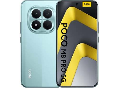 POCO POCO M8 Pro 5G, Verde, Móvil Android, 256 GB, 8 GB RAM, 6,83 " AMOLED, Gorilla Glass Victus 2, 120 Hz, Qualcomm Snapdragon® 7s Gen 4 (4 nm), 6500 mAh