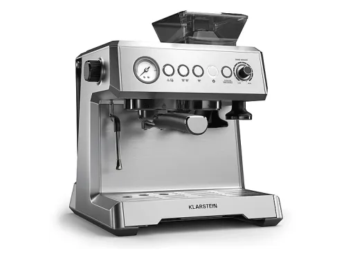 Cafetera espresso | KLARSTEIN GrandPresso, 20 bar, 1350 W, Acero Inoxidable