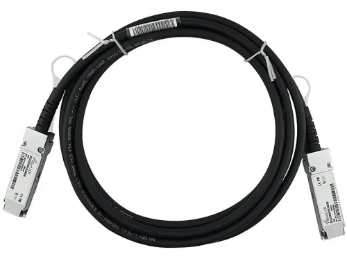 Cable de fibra óptica | BLUEOPTICS AT-QSFP2CU-BL, Negro