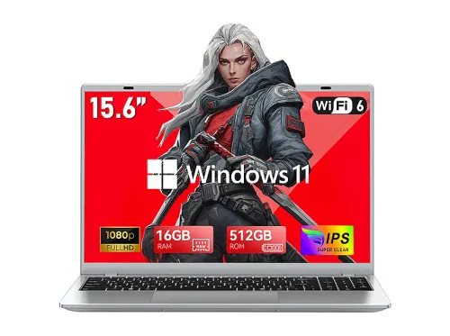 Portátil | VANWIN NCS2154, 15,6 " Full-HD, Intel® Pentium® Gold 6500Y(Frecuencia máxima 3,4 GHz), 16 GB RAM, 512 GB SSD, UHD Graphics, Windows 11 Pro, plata
